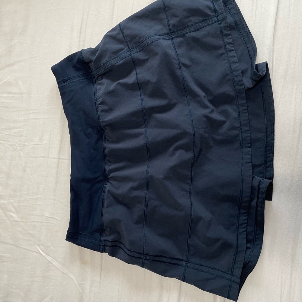 Navy Lululemon Pace Rival Skort size 4 Tall